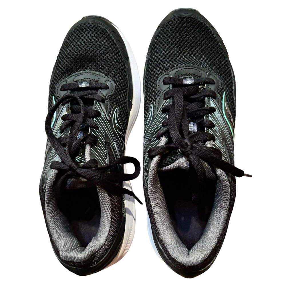 Saucony Cohesion 15 Black Women's Running Shoes Sneakers Size 8.5 S10701-05